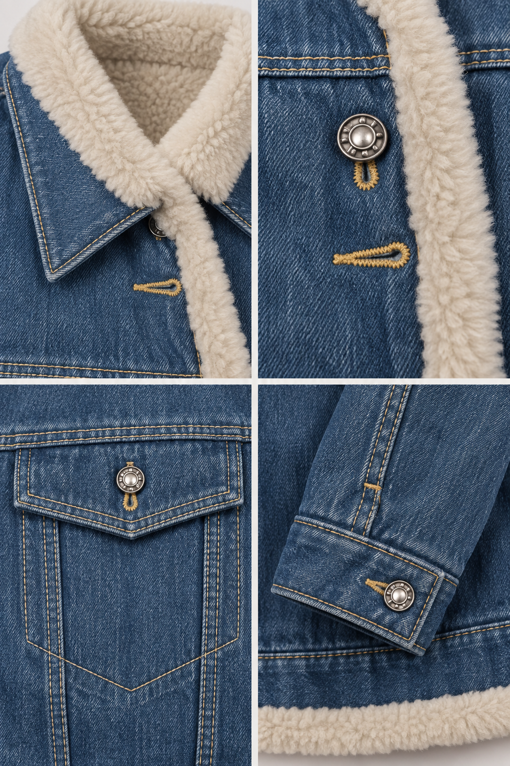 Nora | Gefütterte Oversize-Jeansjacke