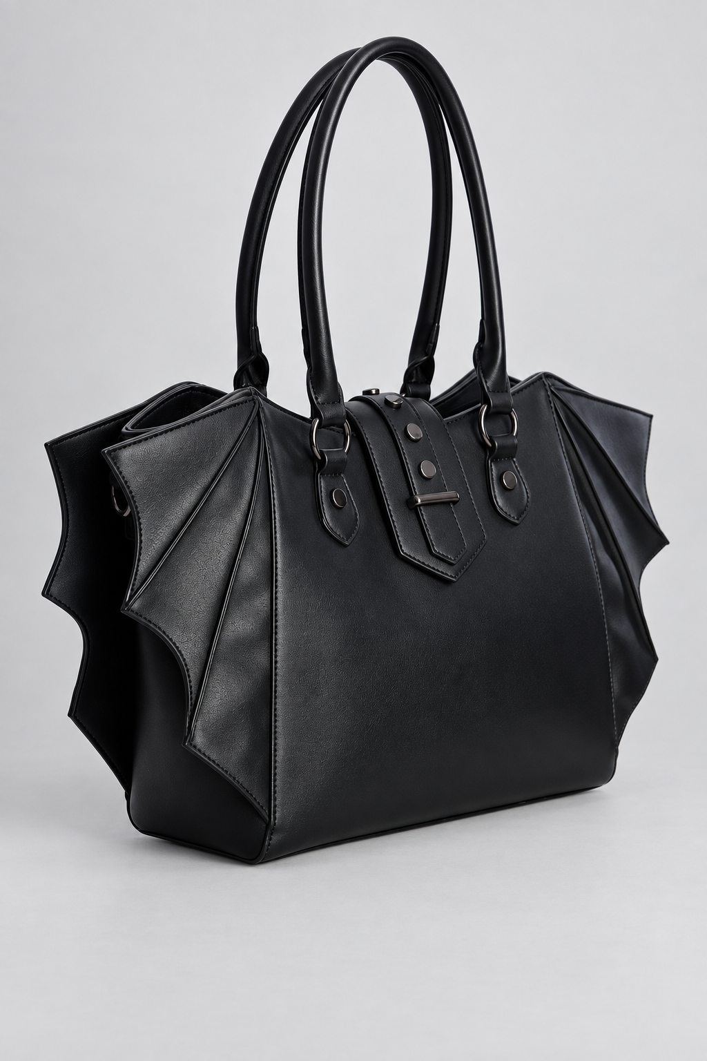 Gothic Tote Bag mit Fledermausflügeln