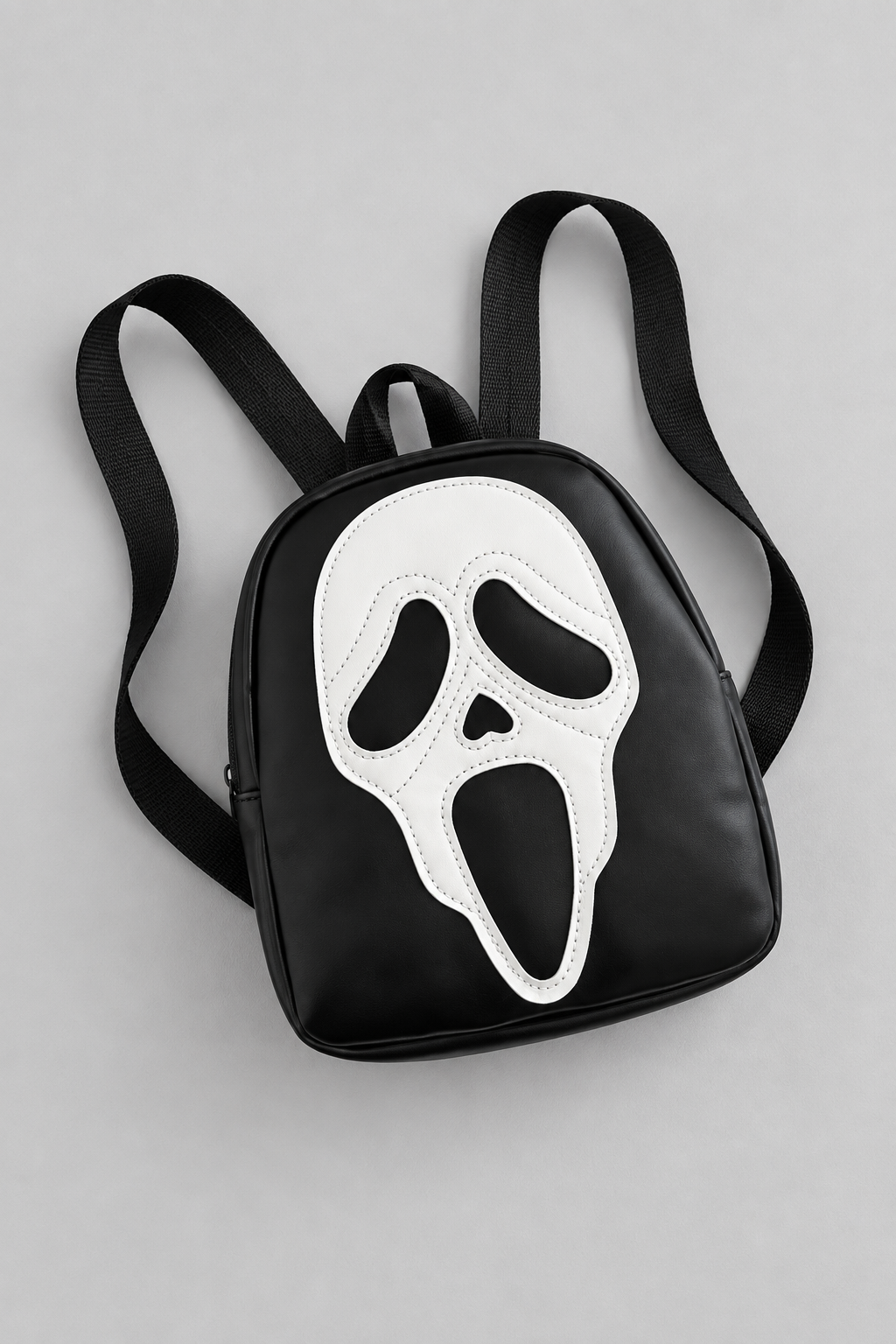 Color: Black | Mini-Rucksack mit Horror-Masken-Design, photo 9