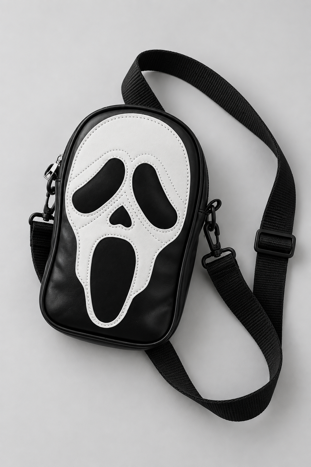 Color: Black | Ghost Face Crossbody-Tasche, photo 4