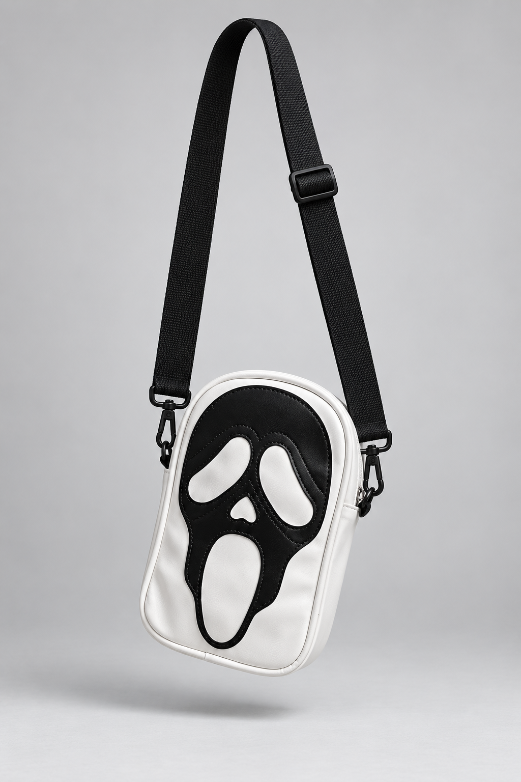 Color: White | Ghost Face Crossbody-Tasche, photo 3