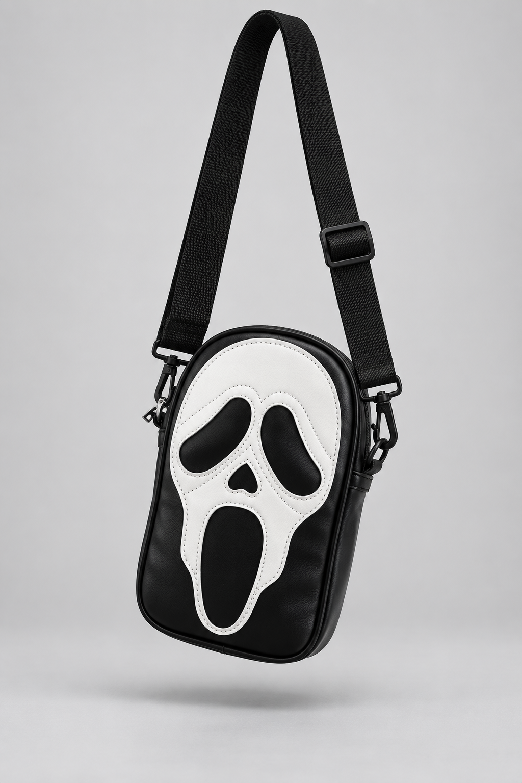 Color: Black | Ghost Face Crossbody-Tasche, photo 6