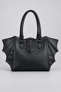 Gothic Tote Bag mit Fledermausflügeln