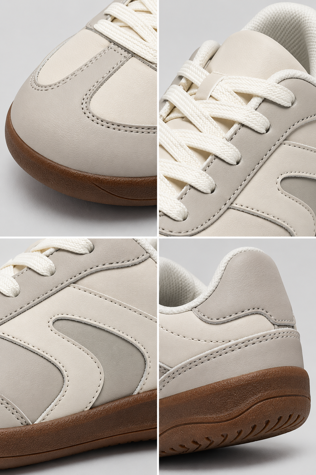 Retro-Sneaker mit breiter Zehenbox